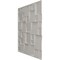 Ekena Millwork 19 5/8in. W x 19 5/8in. H Modern Square EnduraWall Decorative 3D Wall Panel Covers 2.67 Sq. Ft. WP20X20MSBGL - alternate 3